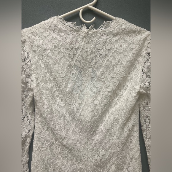 Lilly Pulitzer White Diamond Lace Meryl 3/4 Sleeves - Bridal, Resort, Engagement - Picture 7 of 14